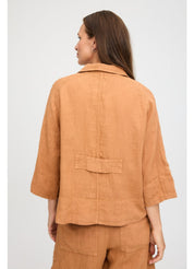 By basics - Lab Coat Blouse - Bone