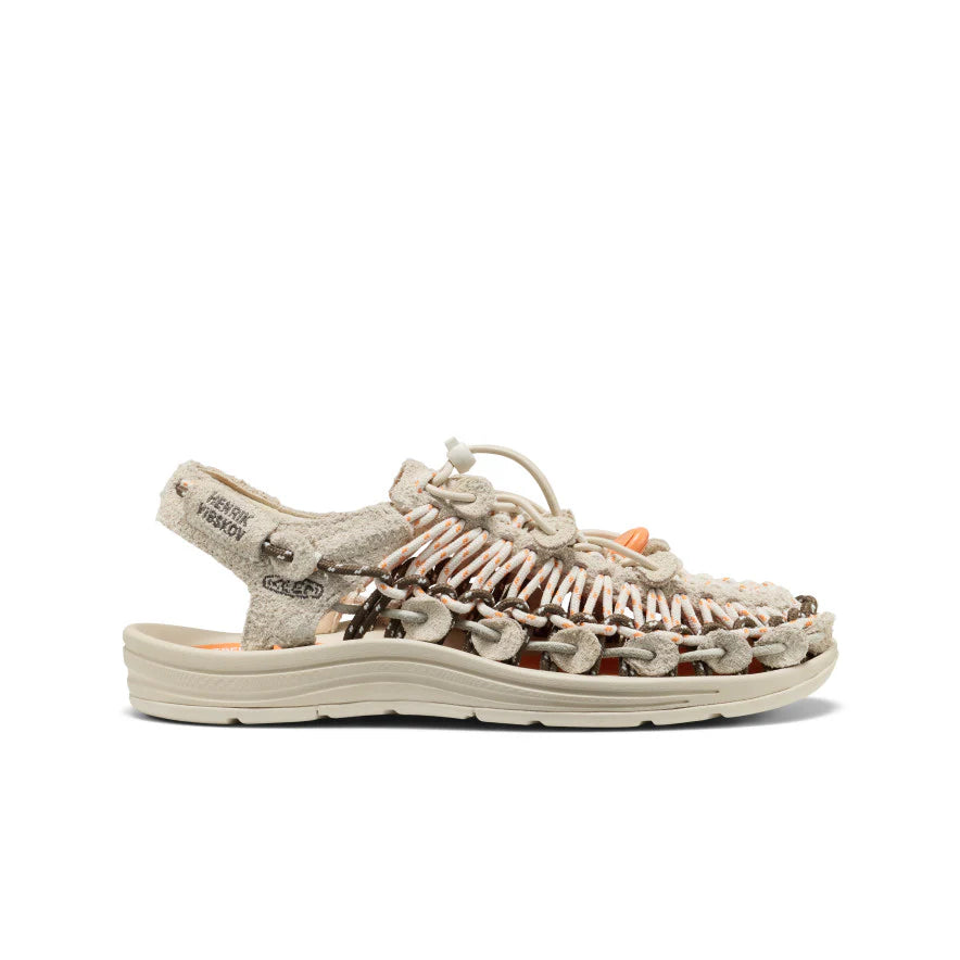keen - UNEEK Leather Henrik Vibskov Sneaker Sandal - Tangerine Cream