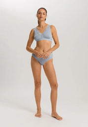 Hanro Cotton Delight Soft Cup Bra sea breeze