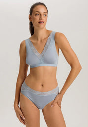 Hanro Cotton Delight Soft Cup Bra sea breeze
