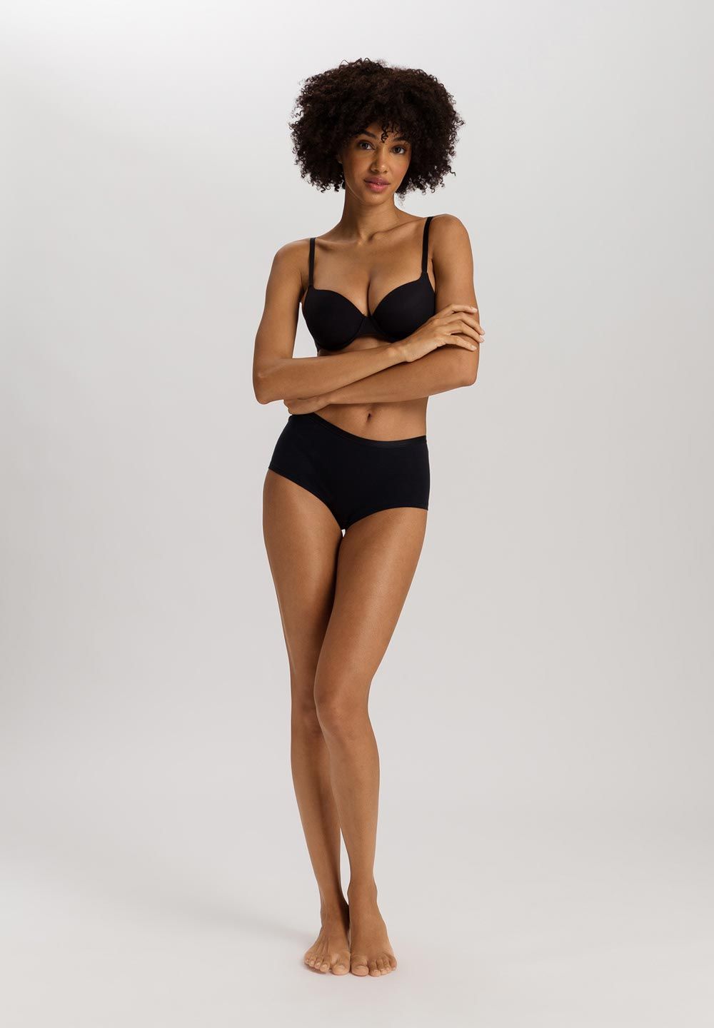 Hanro - Cotton Sensation Boyleg - Black