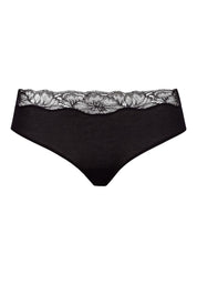 Hanro Lace Delight High cut Brief Black