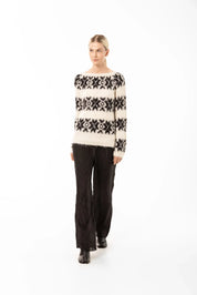 gudrun & gudrun Inka Off White / Black