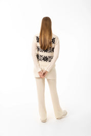 gudrun & gudrun Inka Vest Off White / Black