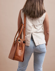 O My Bag Kate - Cognac - Skindtaske