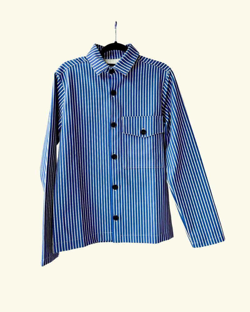 Klaus Samsøe Overshirt Made in Denmark Stribet