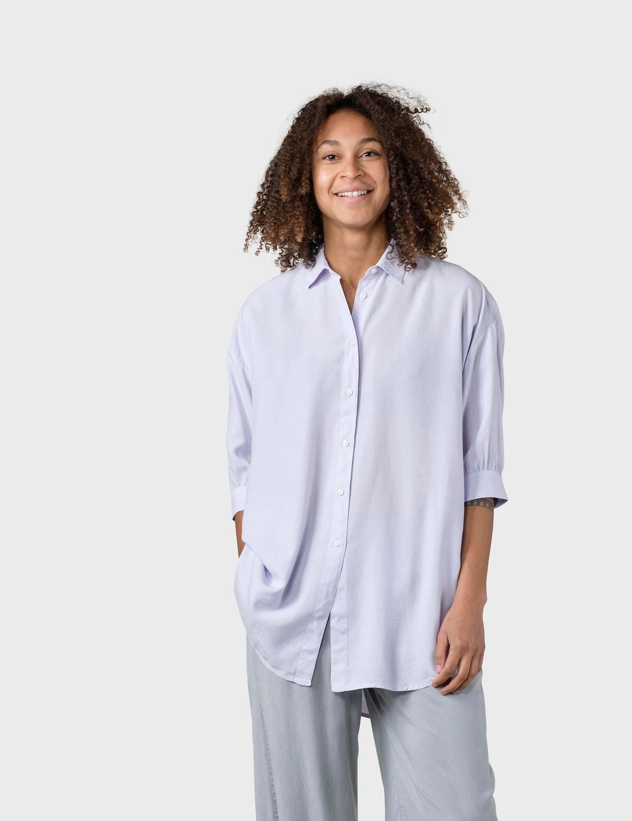 Klitmøller Collective Oline Shirt lilac lyocell