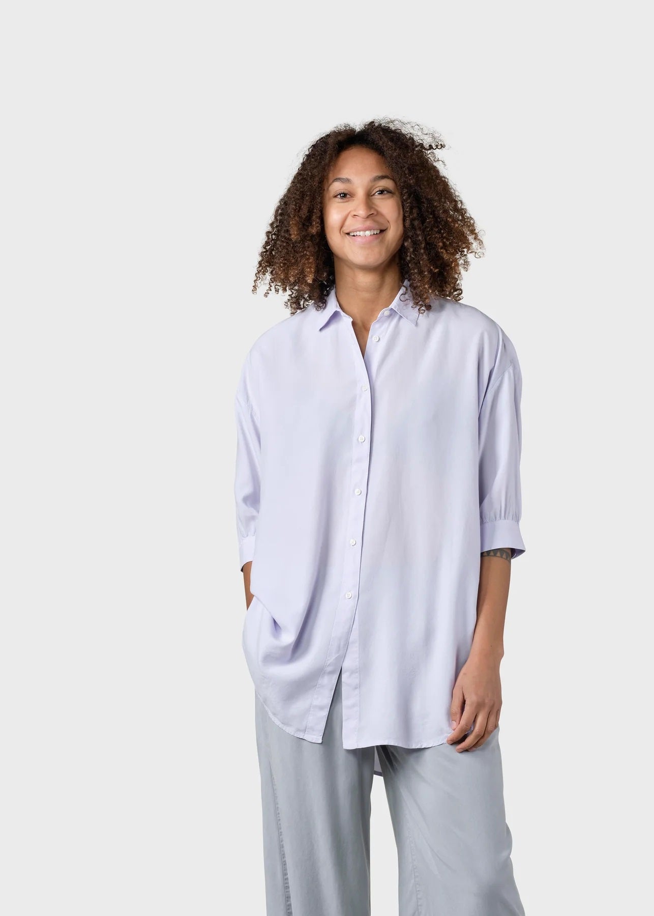 Klitmøller Collective Oline Shirt lilac lyocell