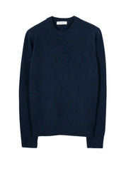 Rifo - Laura Woman Recycled Wool Sweater - Blue Mora