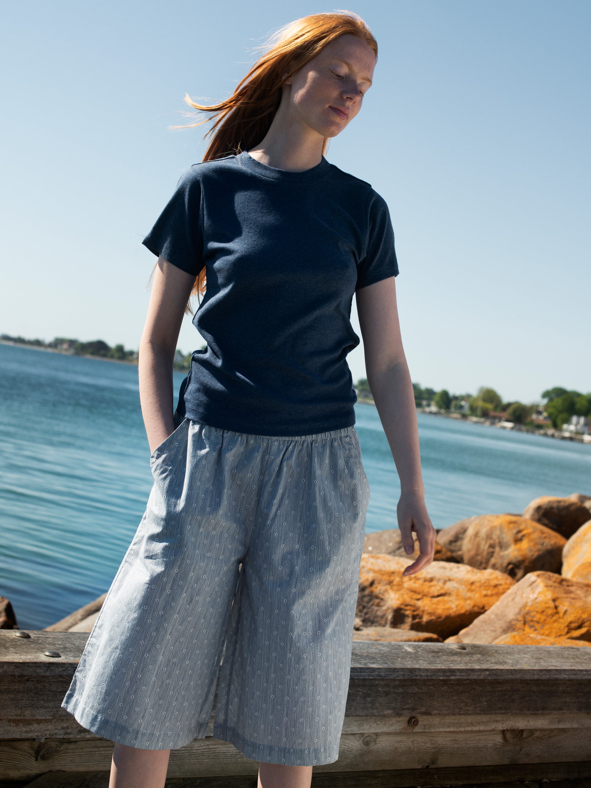 Serendipity - Short Sleeve T-shirt - Navy