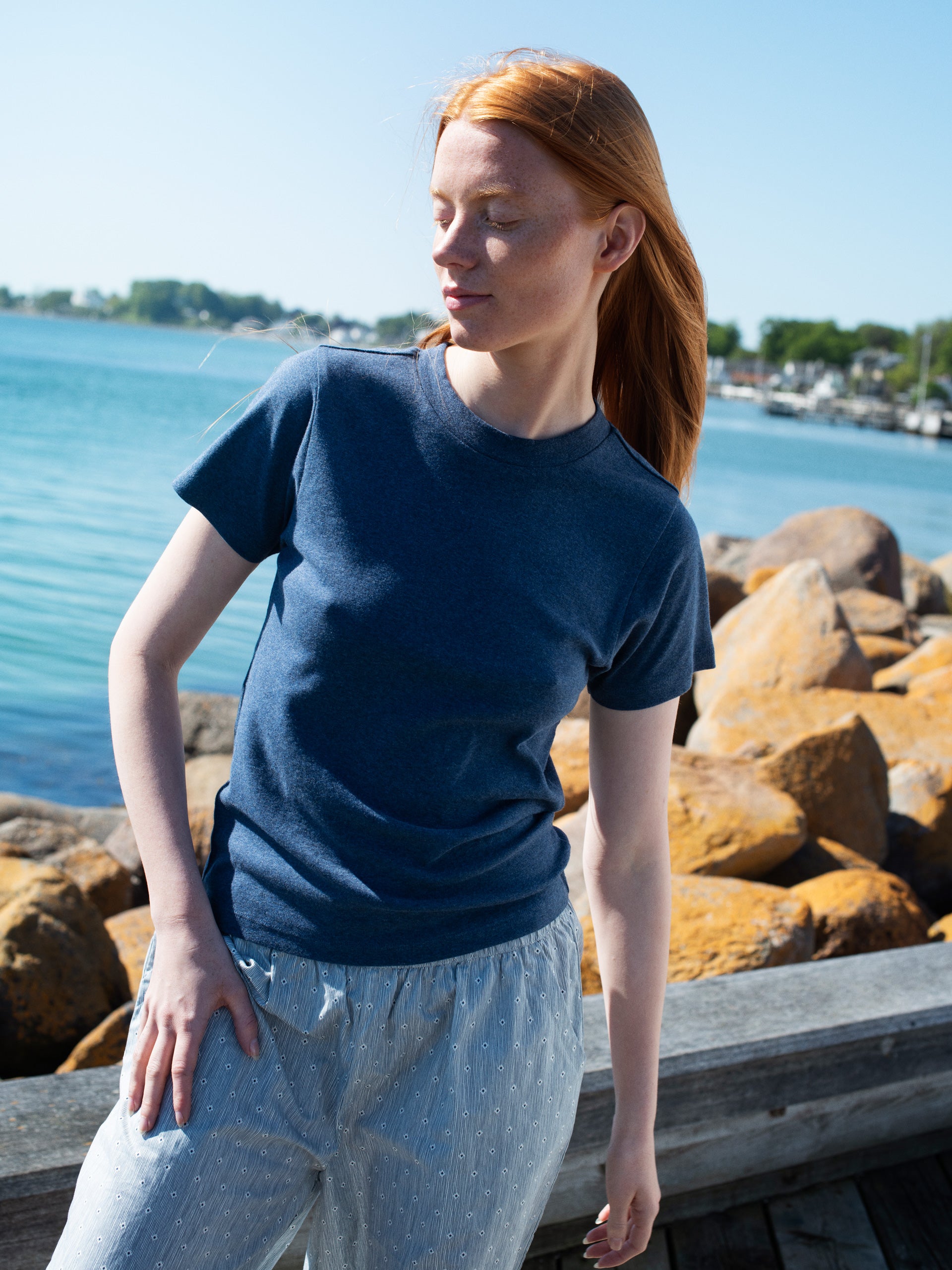 Serendipity - Short Sleeve T-shirt - Navy