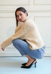 Mud Jeans - Mams High Tapered - Old Stone