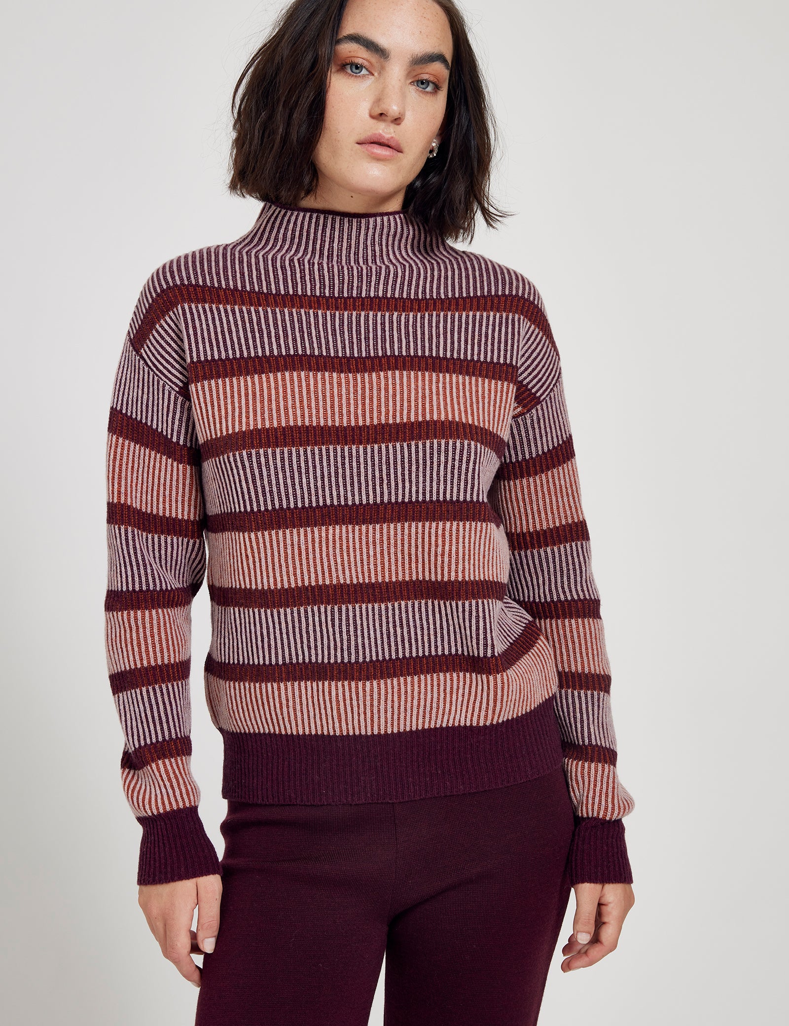 Maska Mitzi Sweater red noir