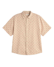 Thinking Mu - Kurtis oversize lattice plaid shirt
