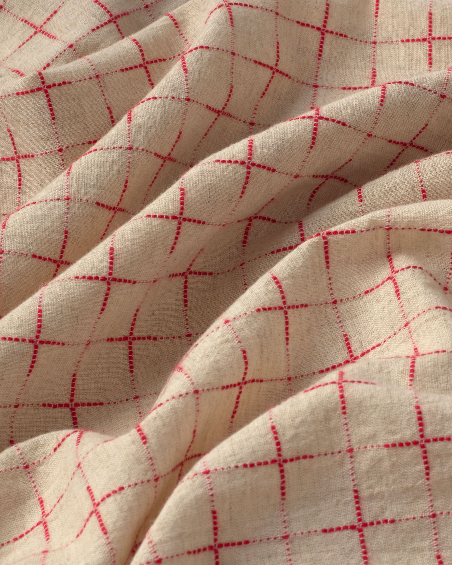 Thinking Mu - Kurtis oversize lattice plaid shirt