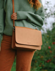 O My Bag Audrey Cognac Apple Leather