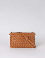 O My Bag Lexi skindtaske cognac clutch