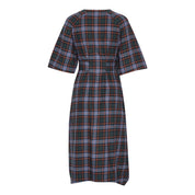 Henrik Vibskov One Dress - Blue Flannel Checks