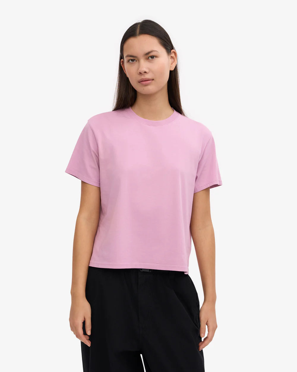 Colorful Standard Organic Boxy Crop Tee - Kelly Green
