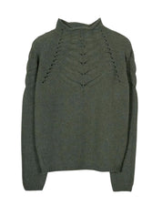Rifo - Corinna Woman Wool Sweater - Green Foresta