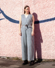 Thinking mu Winona Jumpsuit blue spots