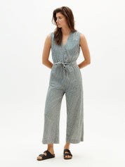 Thinking mu Winona jumpsuit blue spots