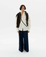 Thinking Mu - Poplin flower Juana blouse