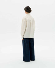 Thinking Mu - Poplin flower Juana blouse