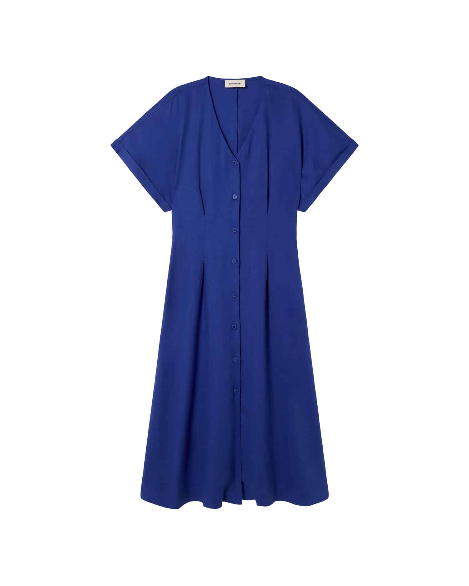 Thinking Mu Indigo Hemp Laura Dress