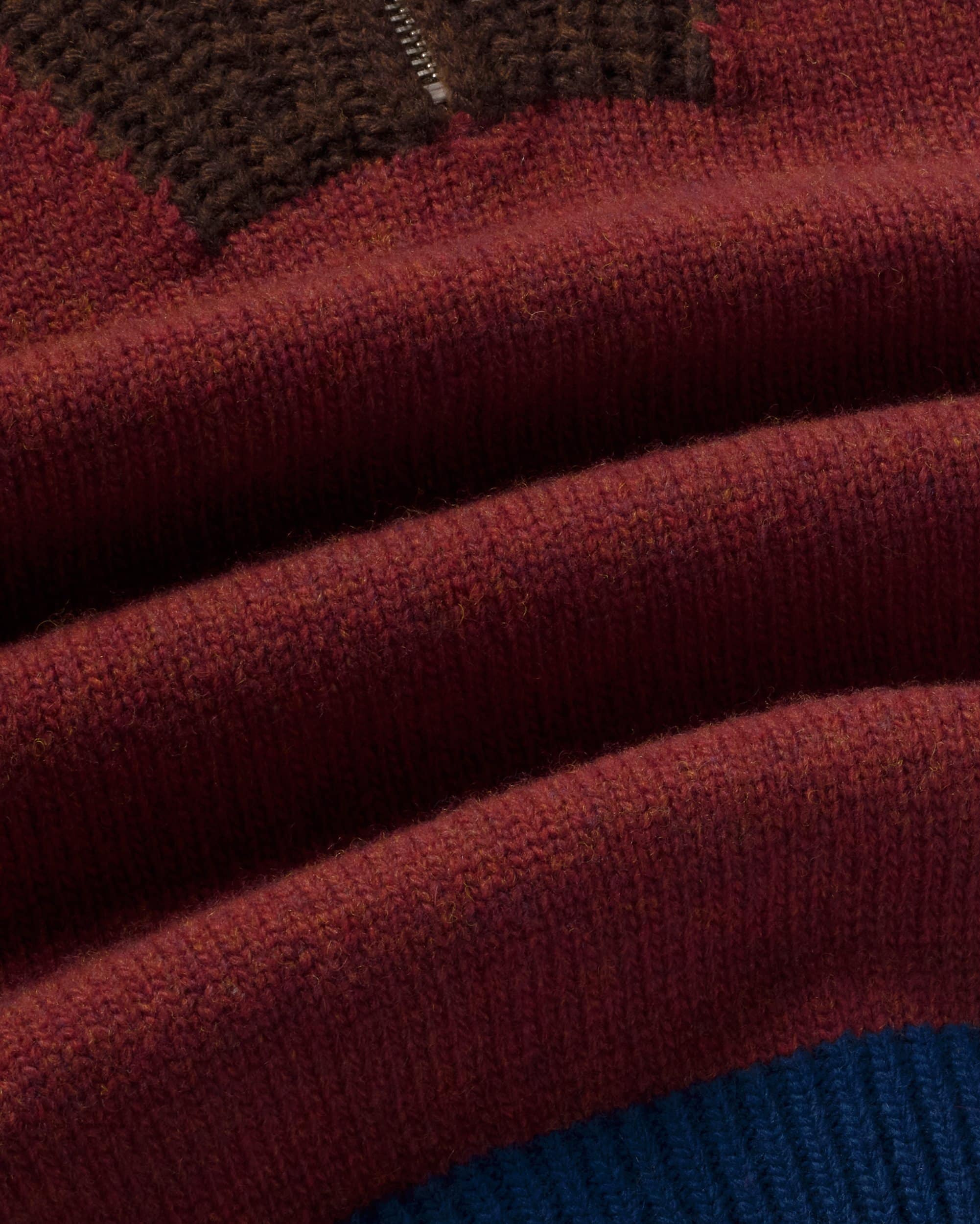 Thinking Mu Brown Tanit Knitted Sweater