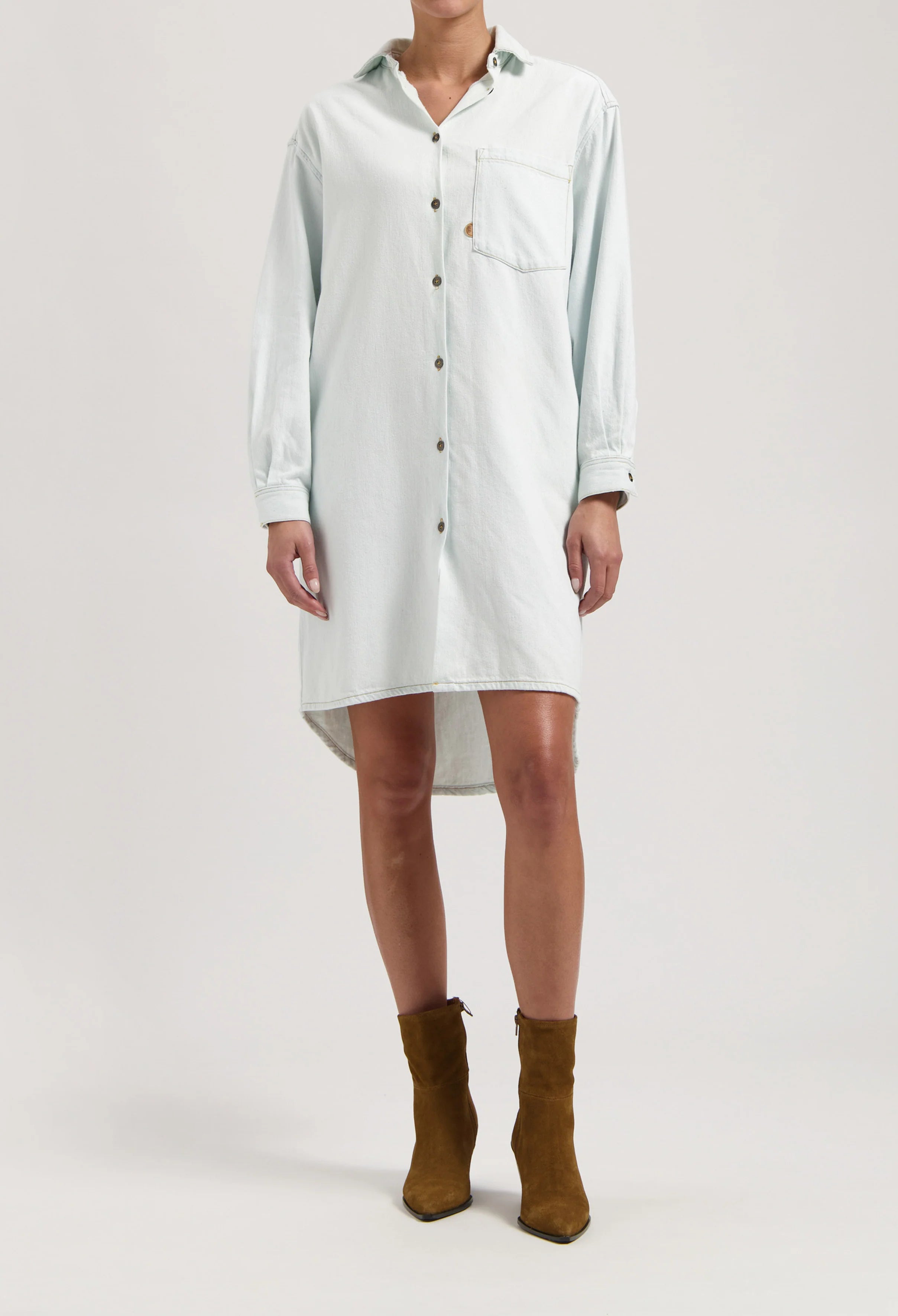 Mud Jeans - Ella Denim Dress - Sun Stone