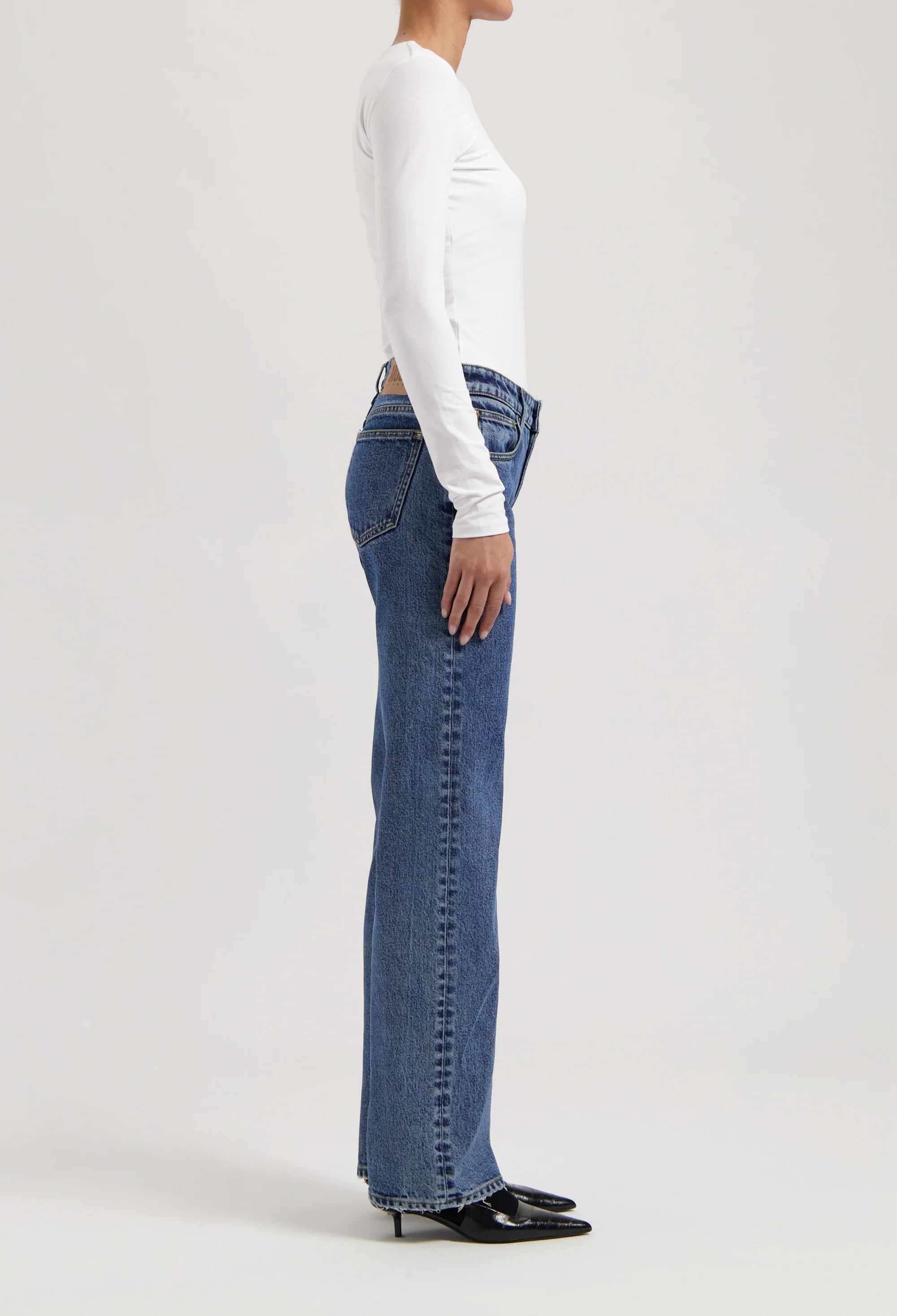 Mud Jeans - Carry Mid Straight - Stone Vintage