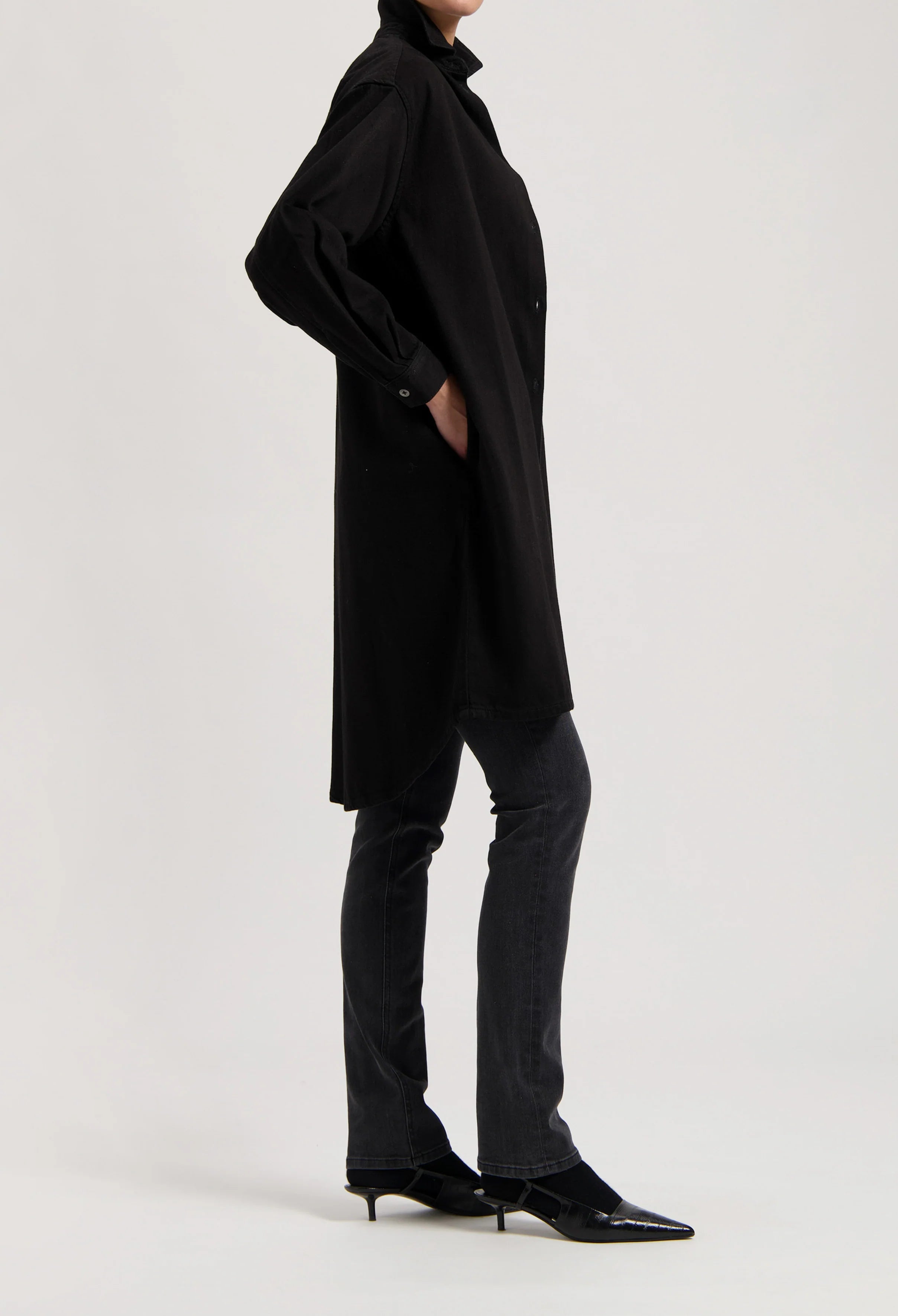 Mud Jeans - Ella Denim Dress - BlackDip