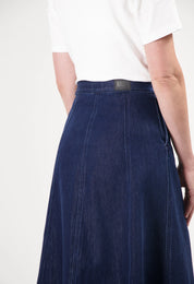 Mud Jeans - Mae Panel Skirt - Stone Indigo