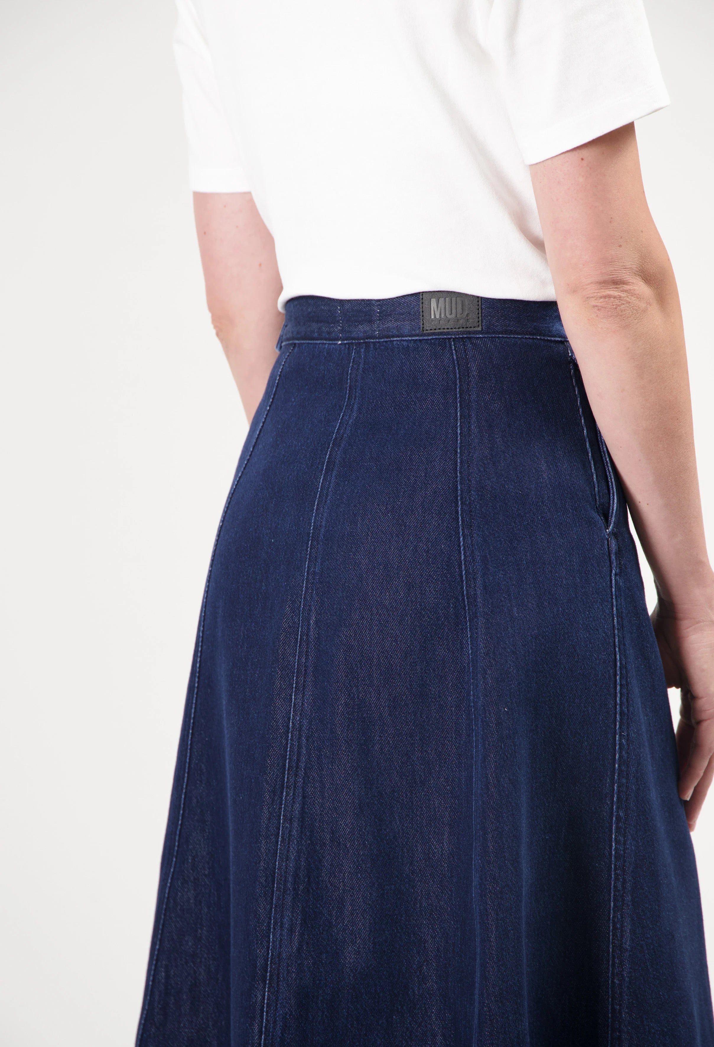 Mud Jeans - Mae Panel Skirt - Stone Indigo