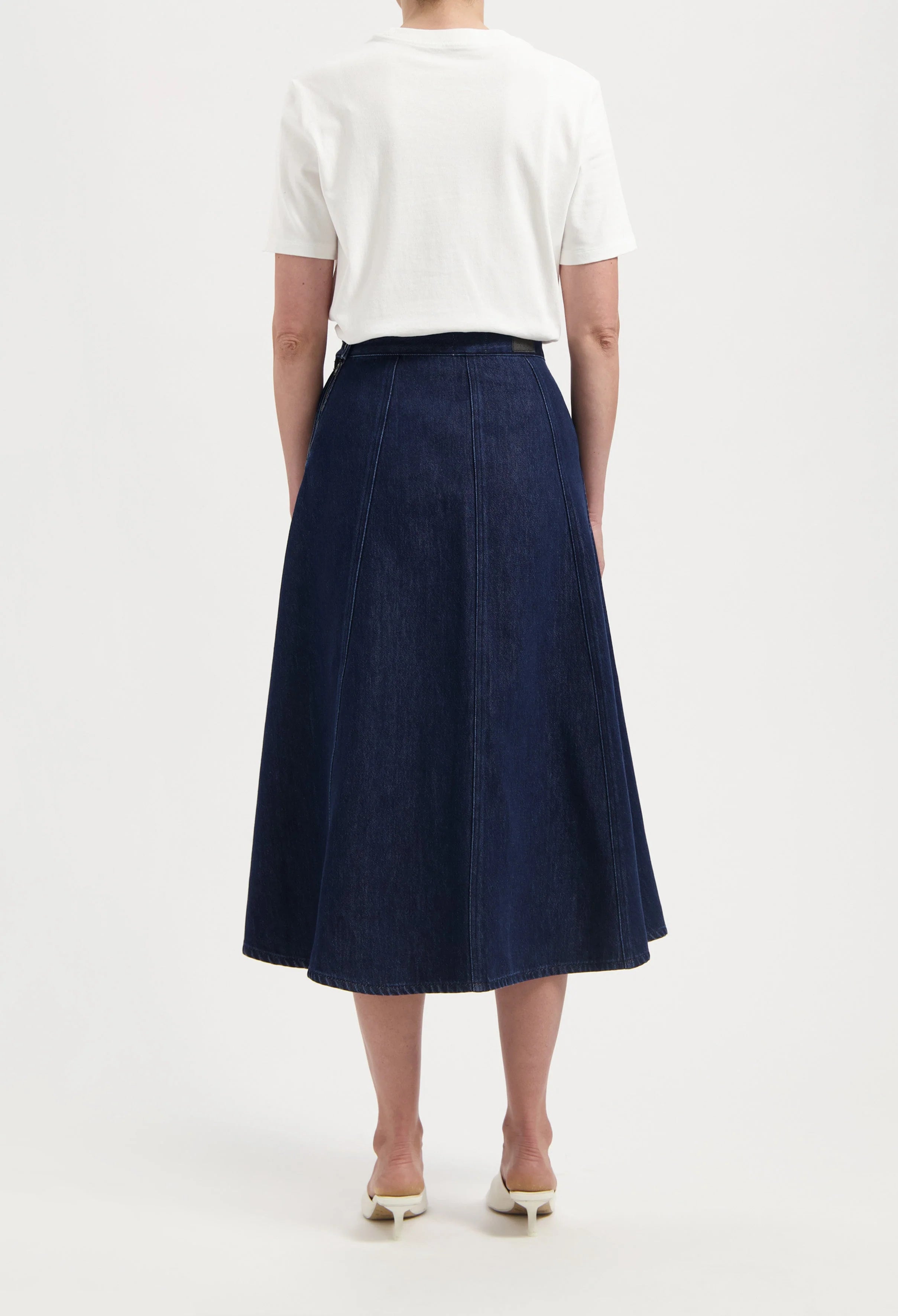 Mud Jeans - Mae Panel Skirt - Stone Indigo