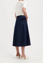 Mud Jeans - Mae Panel Skirt - Stone Indigo