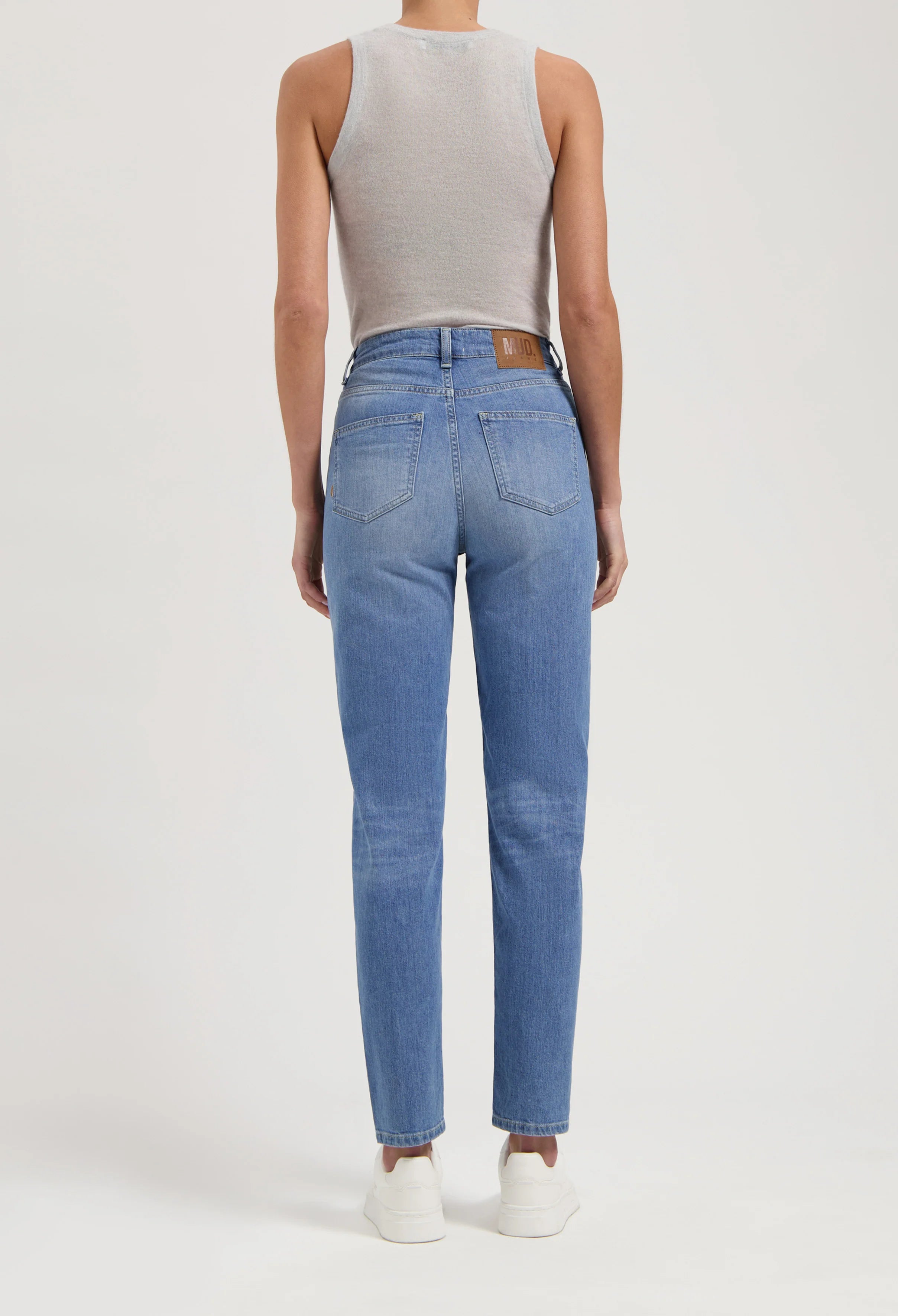Mud Jeans - Mams High Tapered - Old Stone