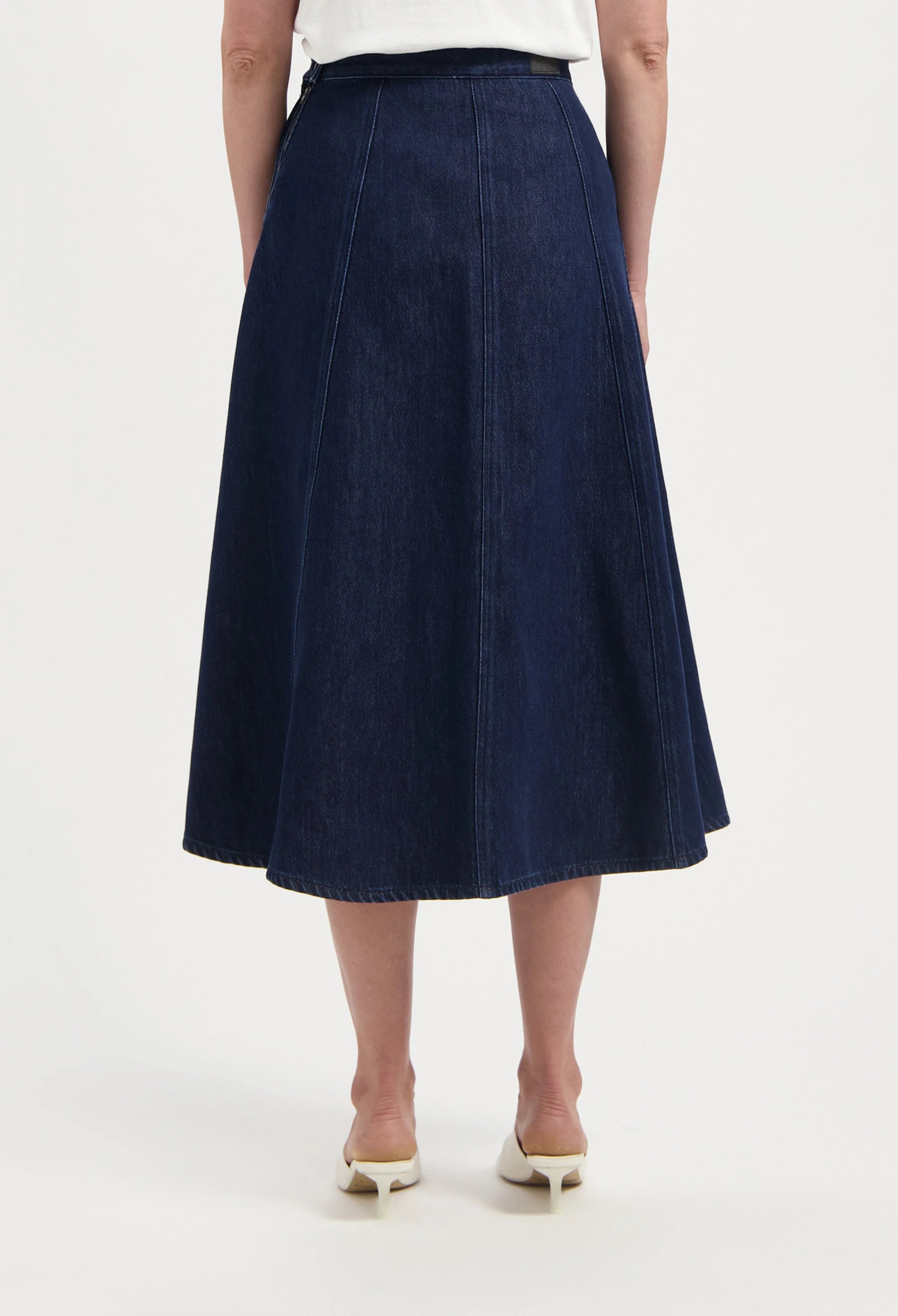 Mud Jeans - Mae Panel Skirt - Stone Indigo