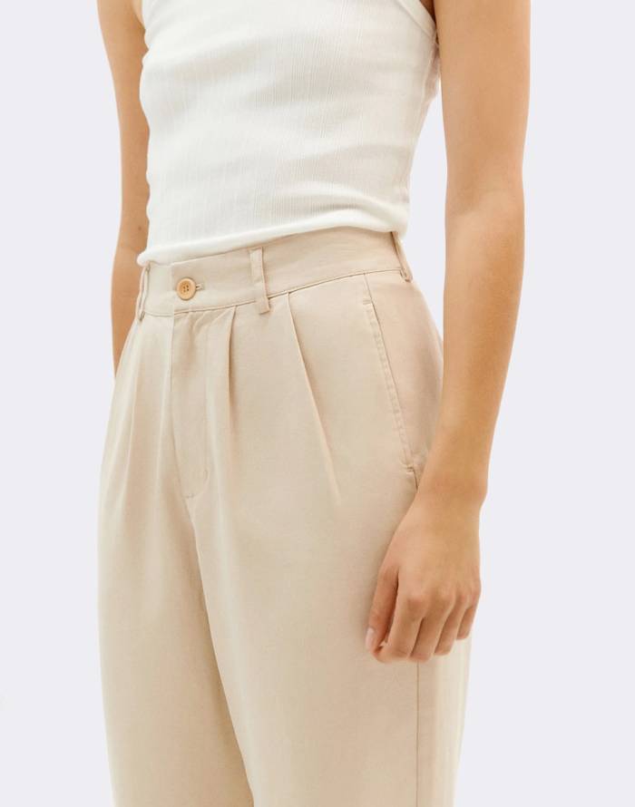Thinking Mu - Rina Pants - Pearl Hemp