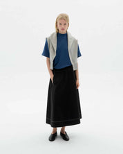 Thinking Mu Paper touch Olatz long skirt