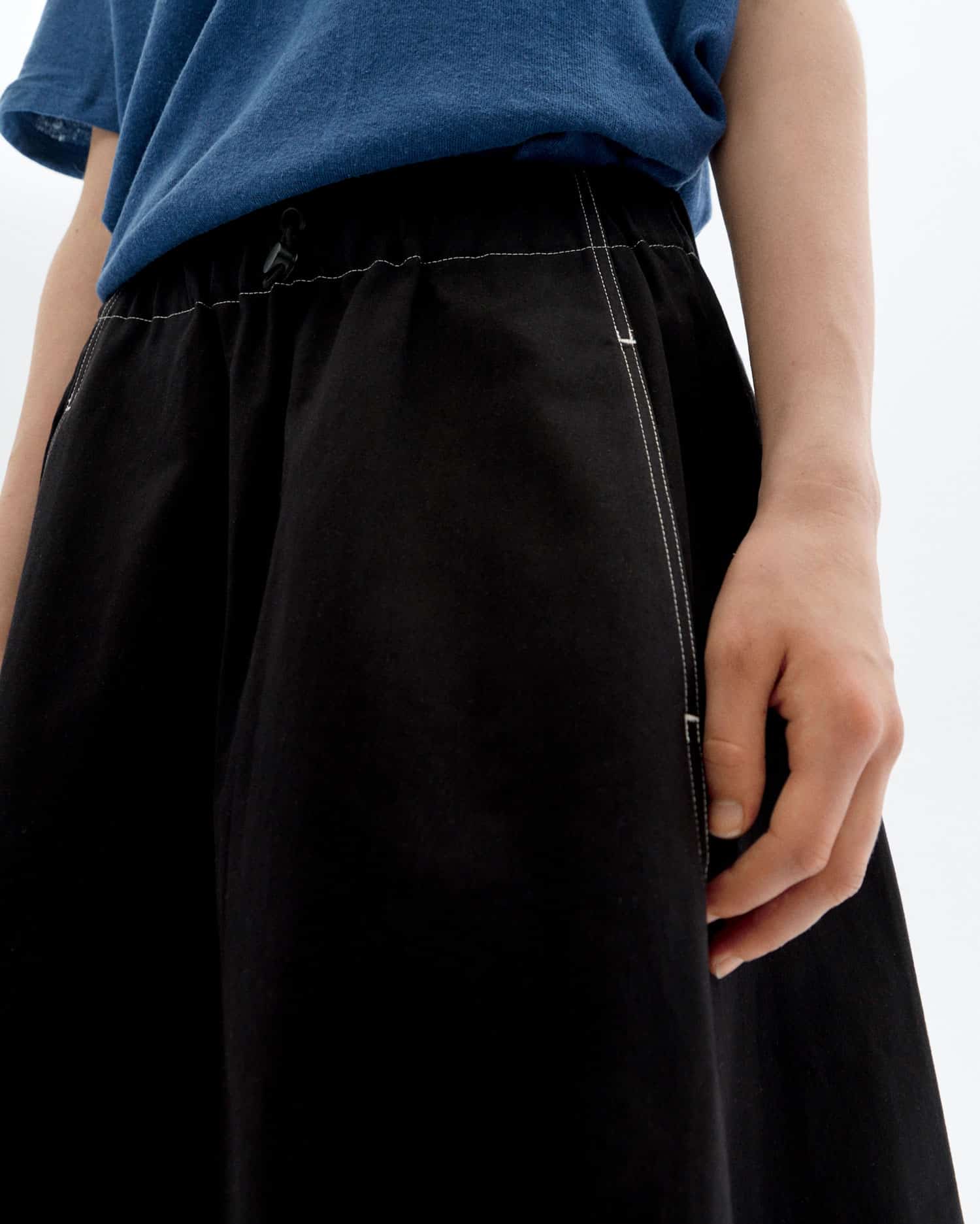 Thinking Mu Paper touch Olatz long skirt