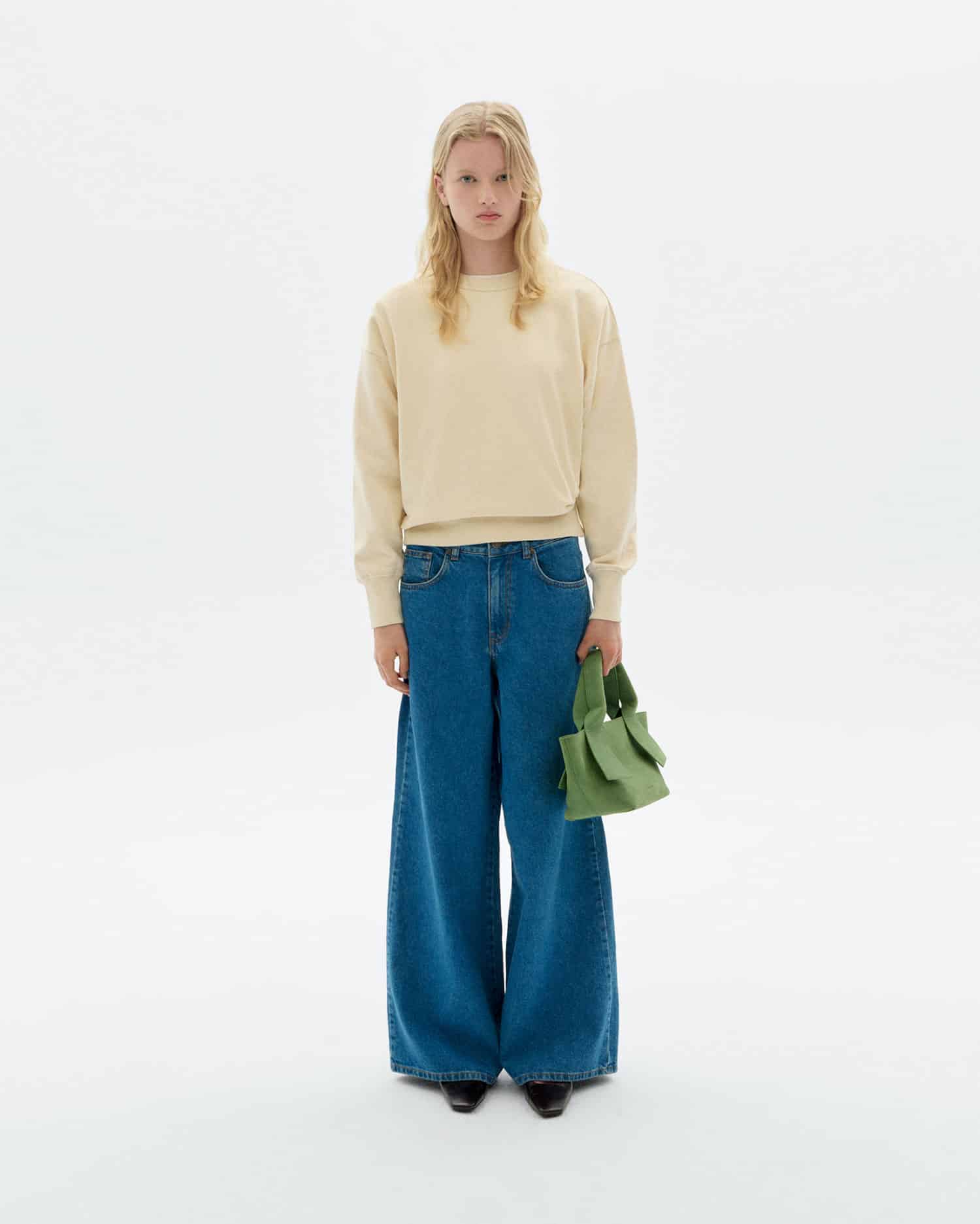 Thinking Mu Hand Embroidered bird Jodie sweatshirt