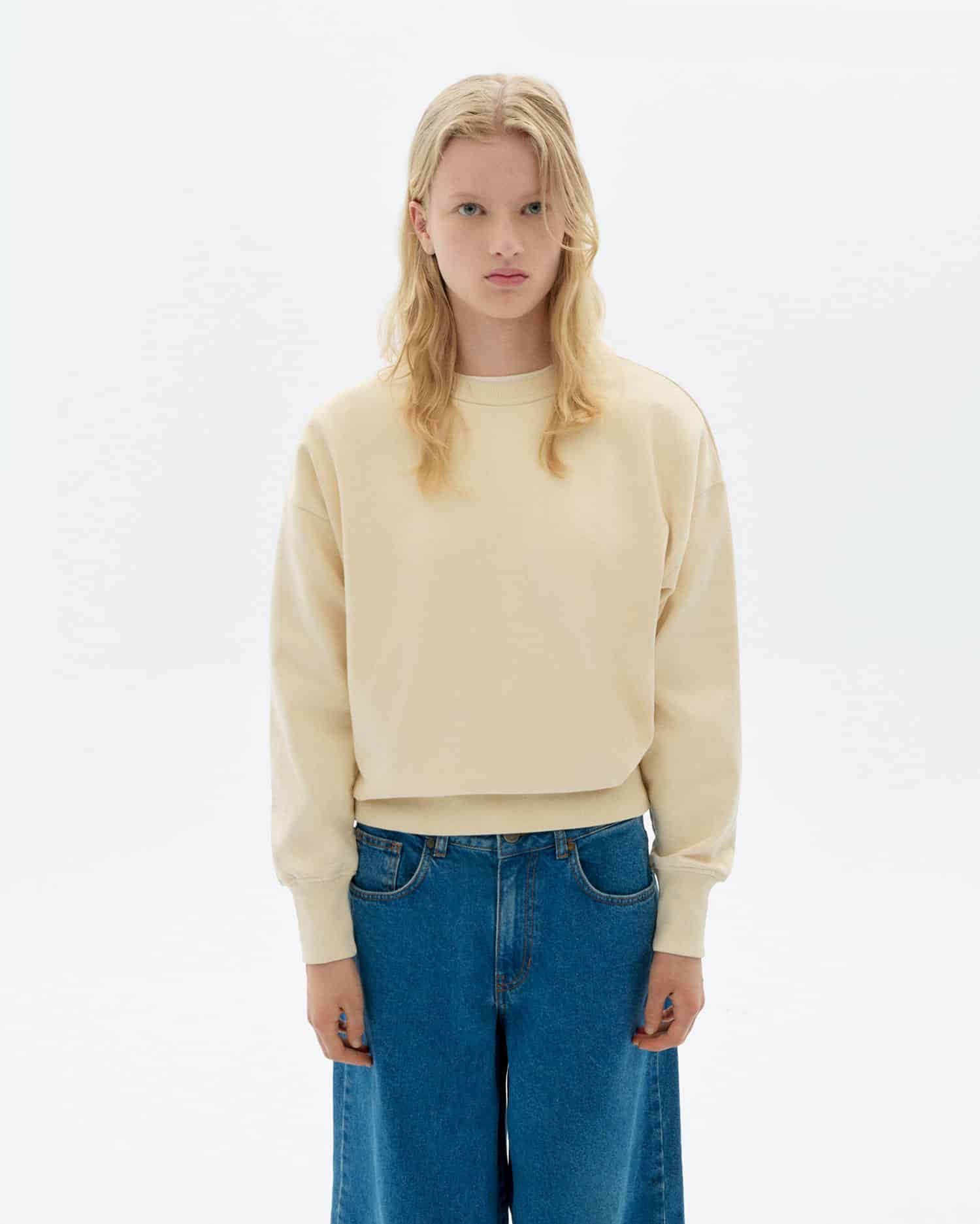 Thinking Mu Hand Embroidered bird Jodie sweatshirt