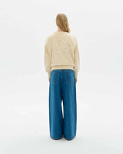 Thinking Mu Hand Embroidered bird Jodie sweatshirt