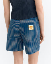 Thinking Mu - Shorts stripes natural dye railway Luisa