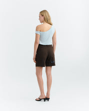 Thinking Mu - Shorts hand embroidered sole mio Luisa