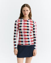 Thinking Mu Cheshire Checks Brisa Top