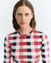 Thinking Mu Cheshire Checks Brisa Top