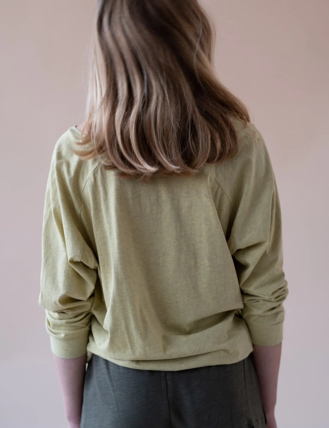 Yogamii Mukha Blouse - økologisk yogatøj light mustard